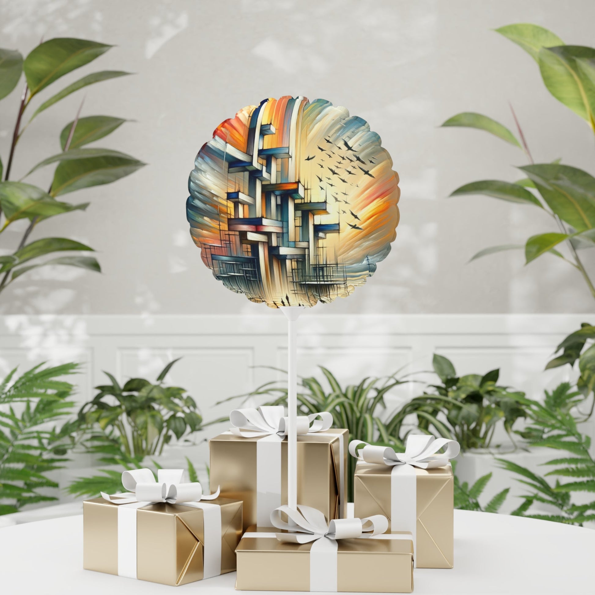 Sovereign Reflective Scaffolding Balloon (Round and Heart-shaped), 11" - ATUH.ART