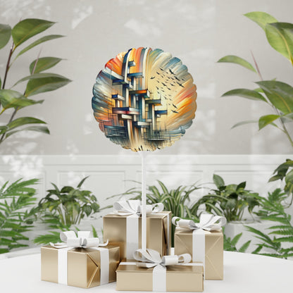 Sovereign Reflective Scaffolding Balloon (Round and Heart-shaped), 11" - ATUH.ART