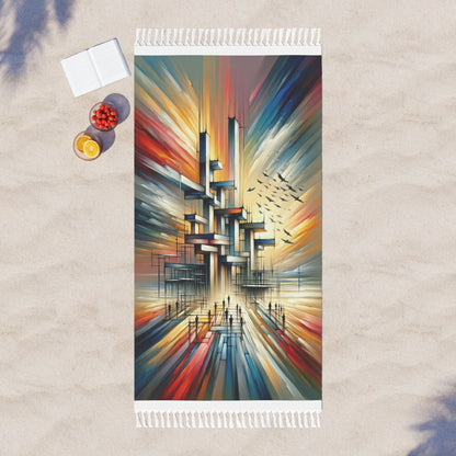 Sovereign Reflective Scaffolding Boho Beach Cloth - ATUH.ART