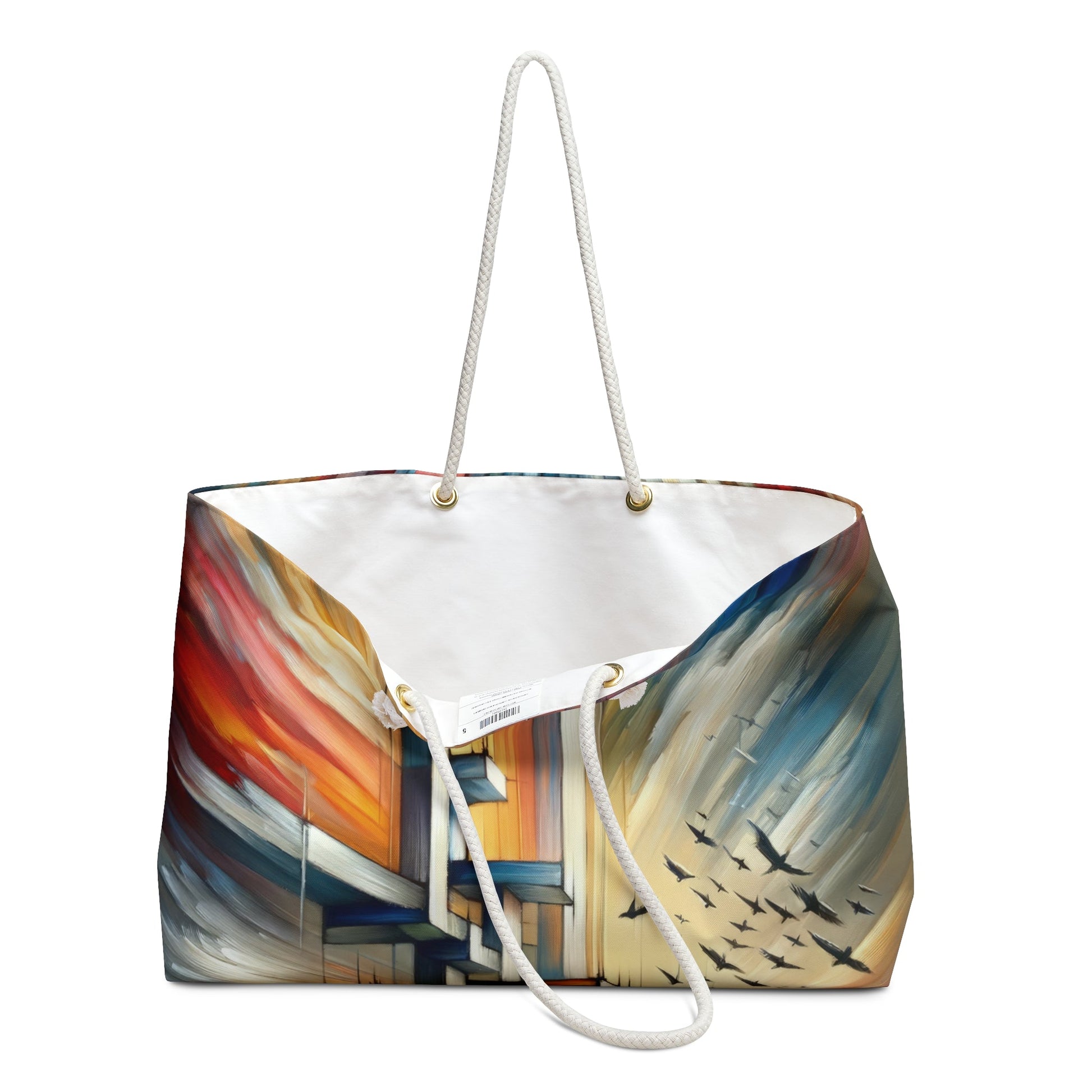 Sovereign Reflective Scaffolding Weekender Bag - ATUH.ART