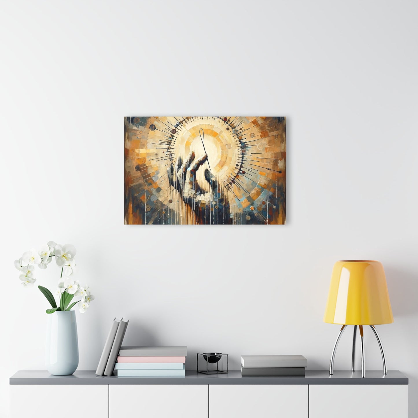 Sovereign Reflective Tachism Acrylic Prints (French Cleat Hanging) - ATUH.ART