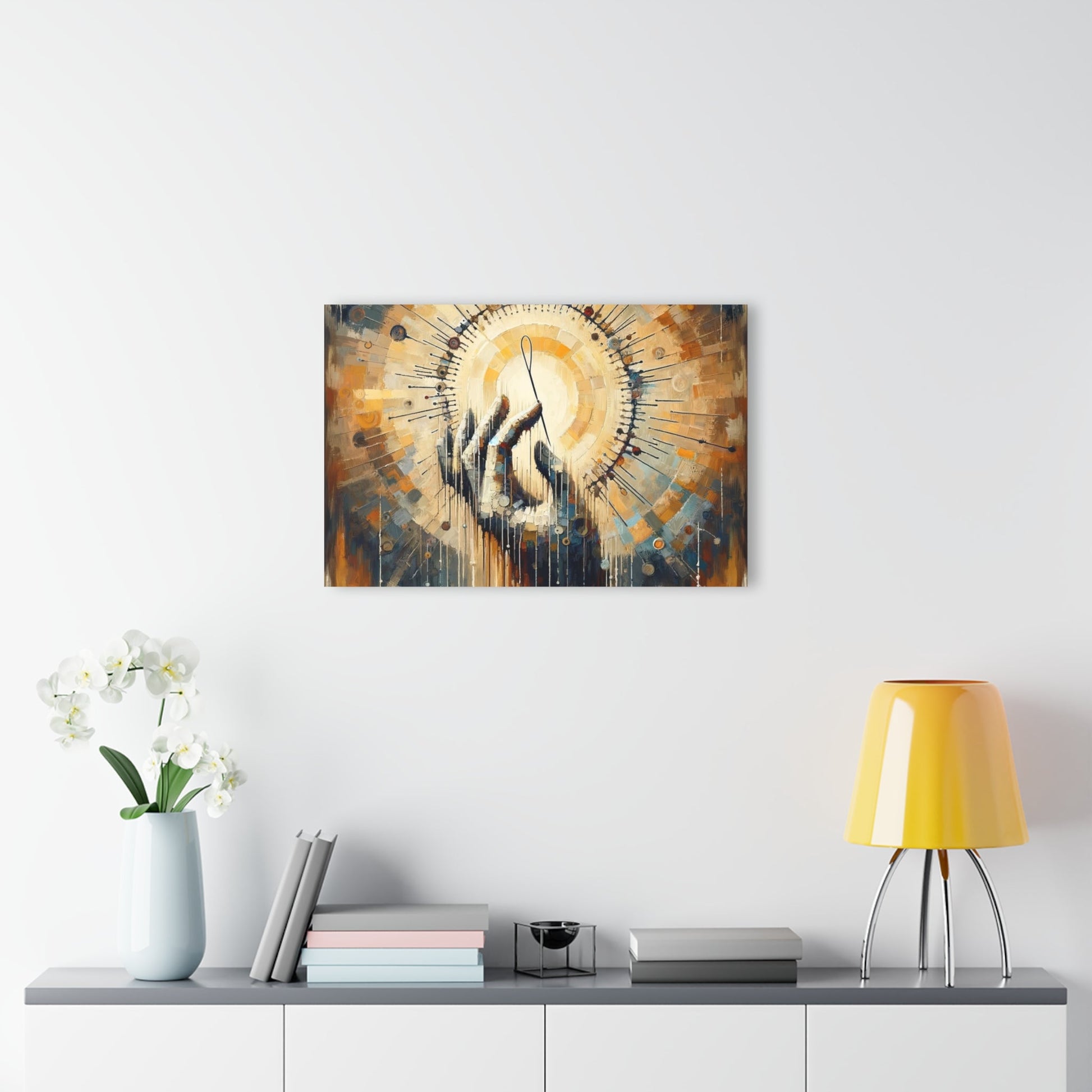 Sovereign Reflective Tachism Acrylic Prints (French Cleat Hanging) - ATUH.ART