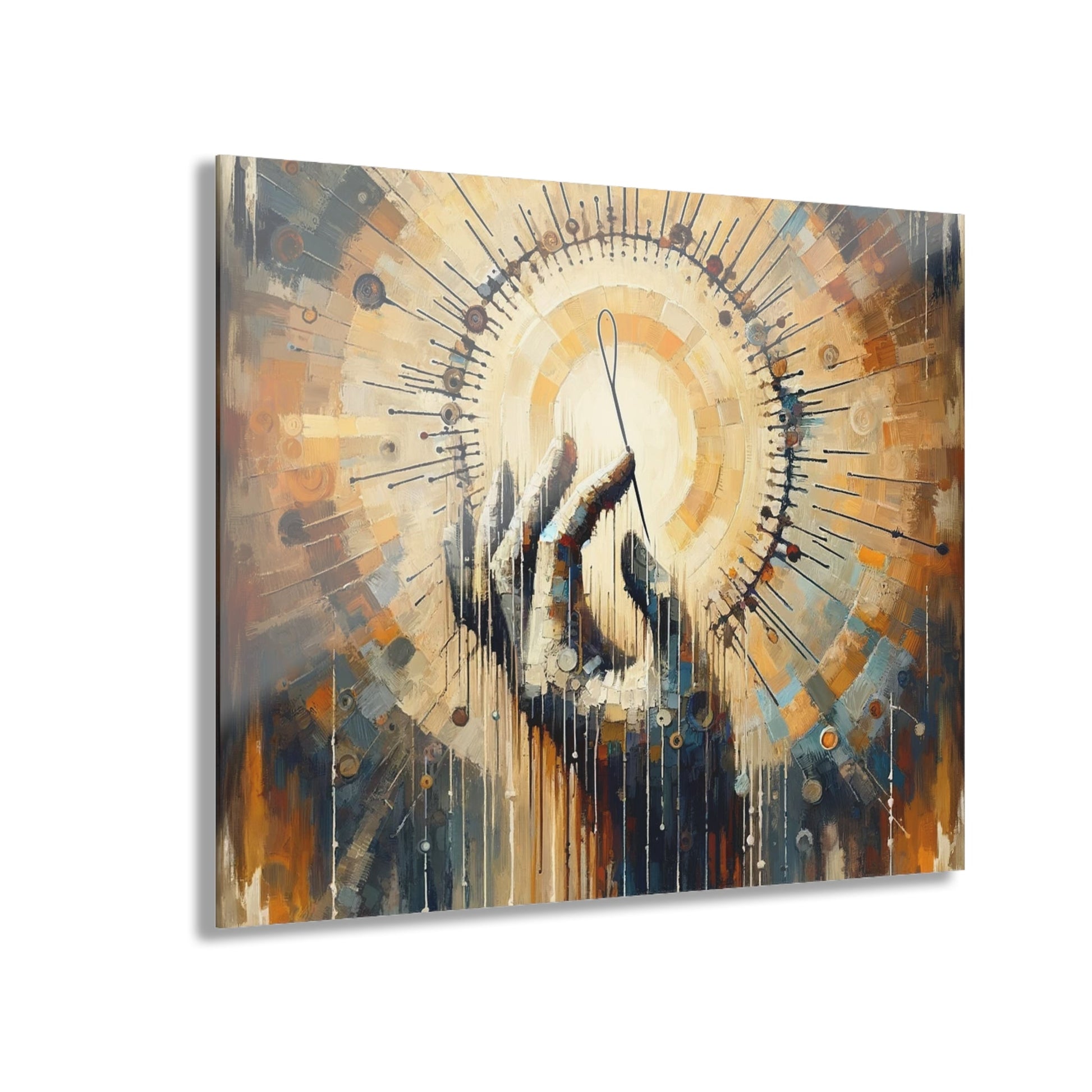 Sovereign Reflective Tachism Acrylic Prints (French Cleat Hanging) - ATUH.ART
