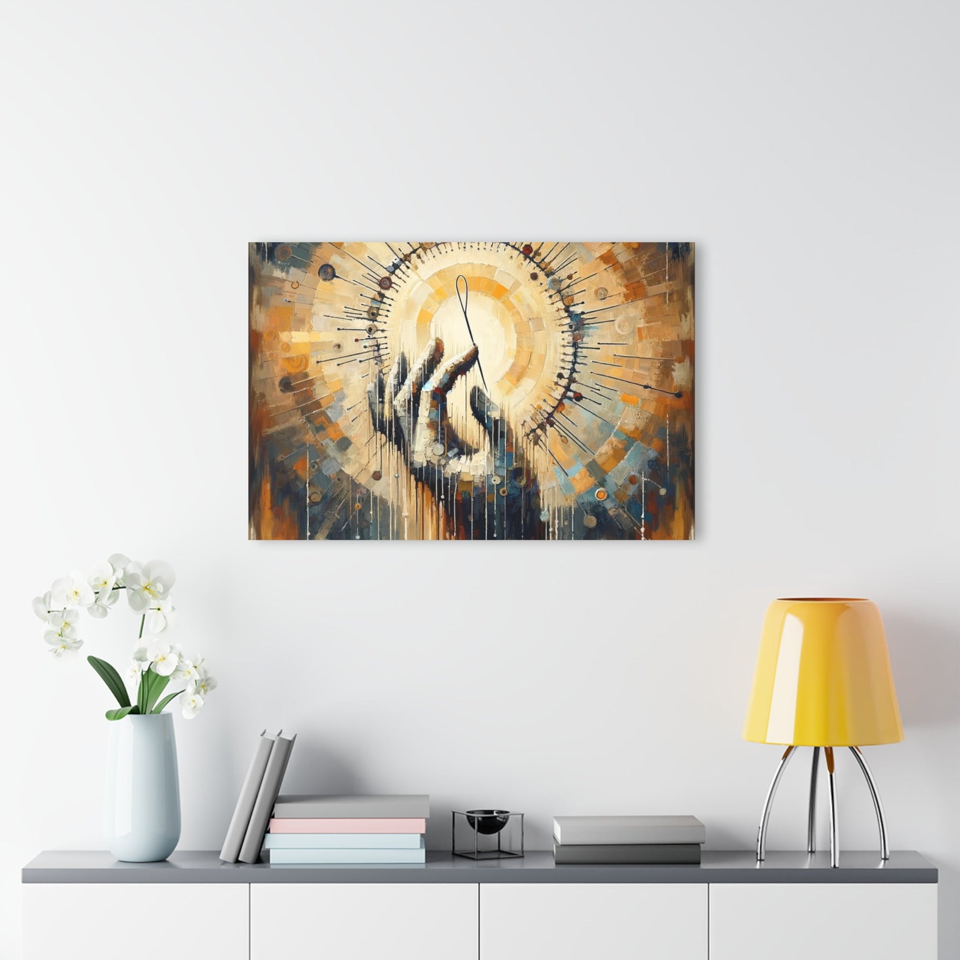 Sovereign Reflective Tachism Acrylic Prints (French Cleat Hanging) - ATUH.ART