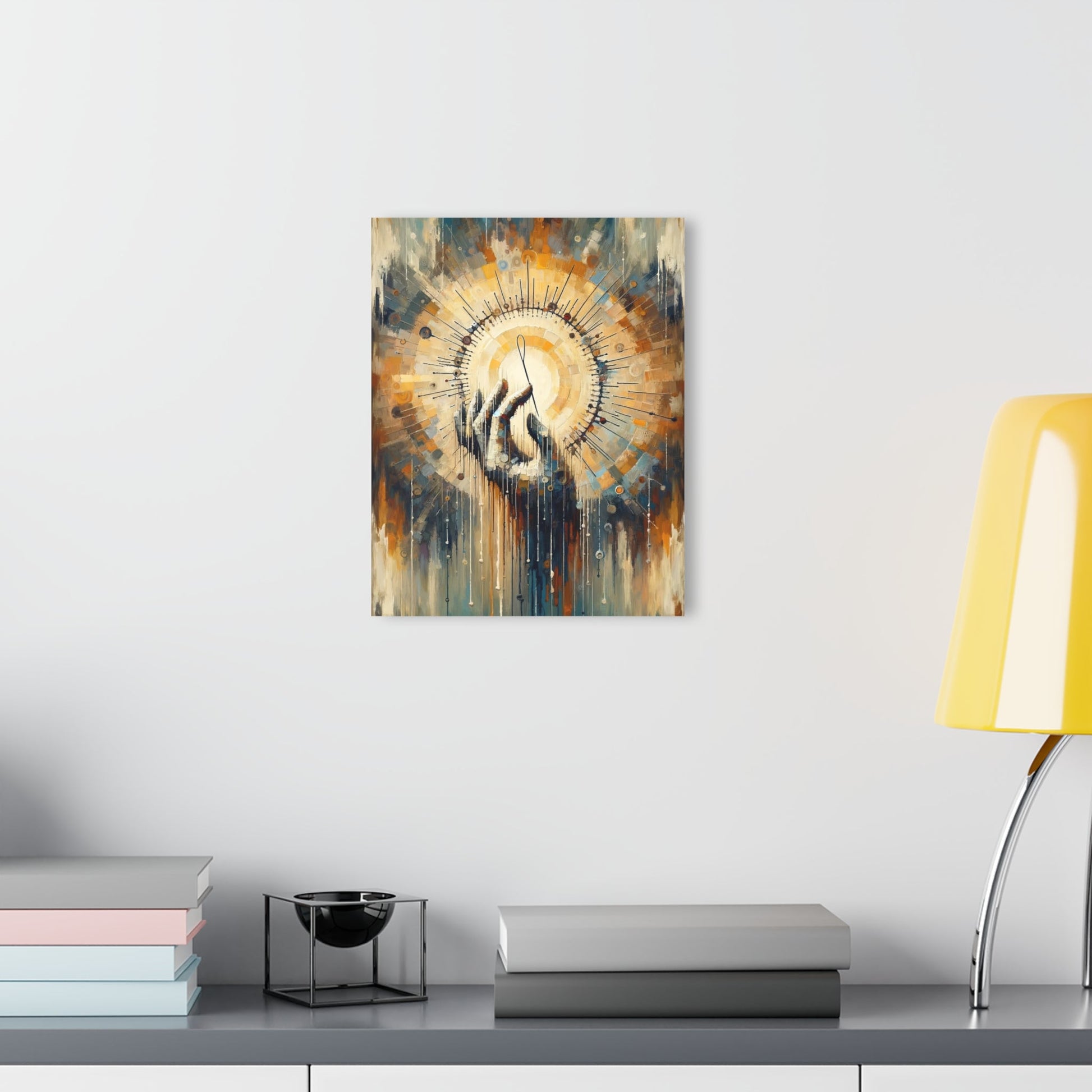 Sovereign Reflective Tachism Acrylic Prints (French Cleat Hanging) - ATUH.ART