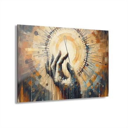 Sovereign Reflective Tachism Acrylic Prints (French Cleat Hanging) - ATUH.ART