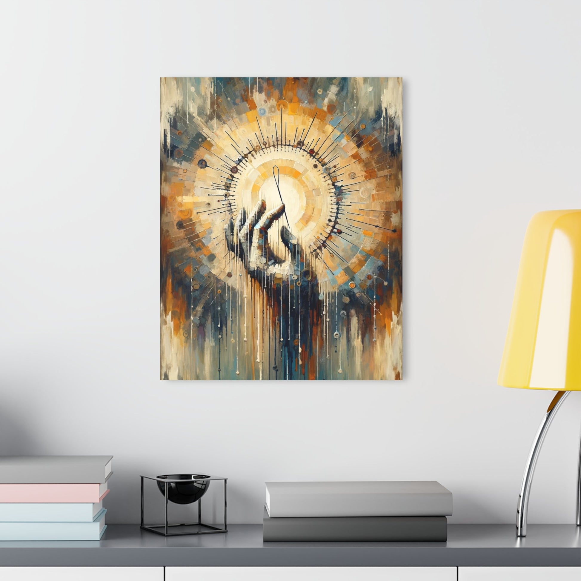 Sovereign Reflective Tachism Acrylic Prints (French Cleat Hanging) - ATUH.ART