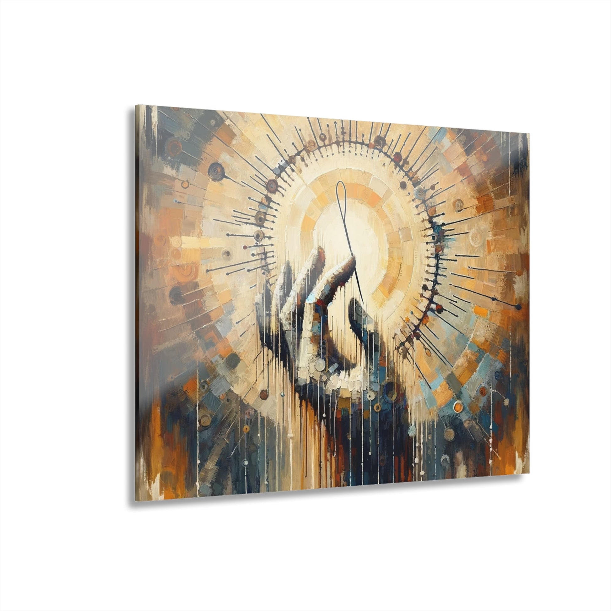 Sovereign Reflective Tachism Acrylic Prints (French Cleat Hanging) - ATUH.ART