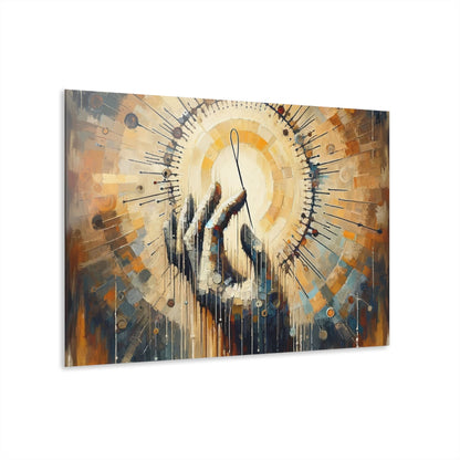 Sovereign Reflective Tachism Acrylic Prints (French Cleat Hanging) - ATUH.ART