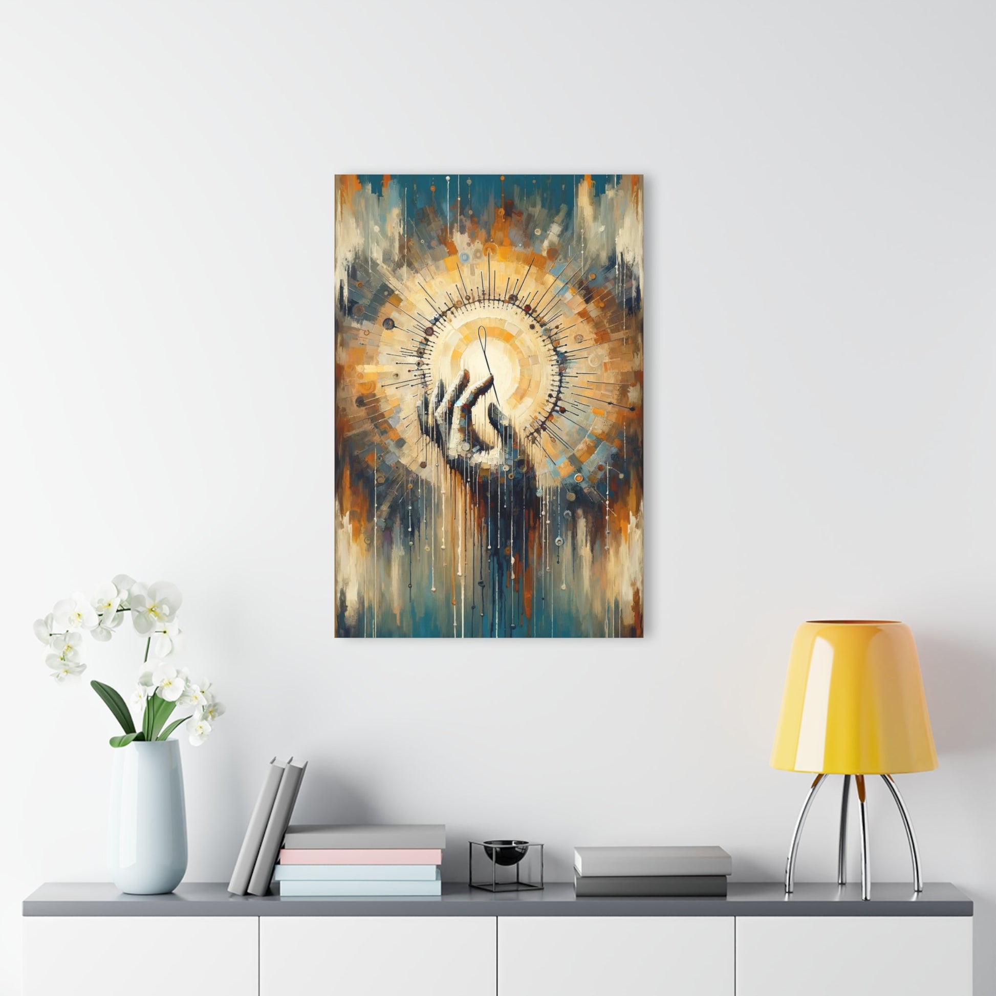 Sovereign Reflective Tachism Acrylic Prints (French Cleat Hanging) - ATUH.ART