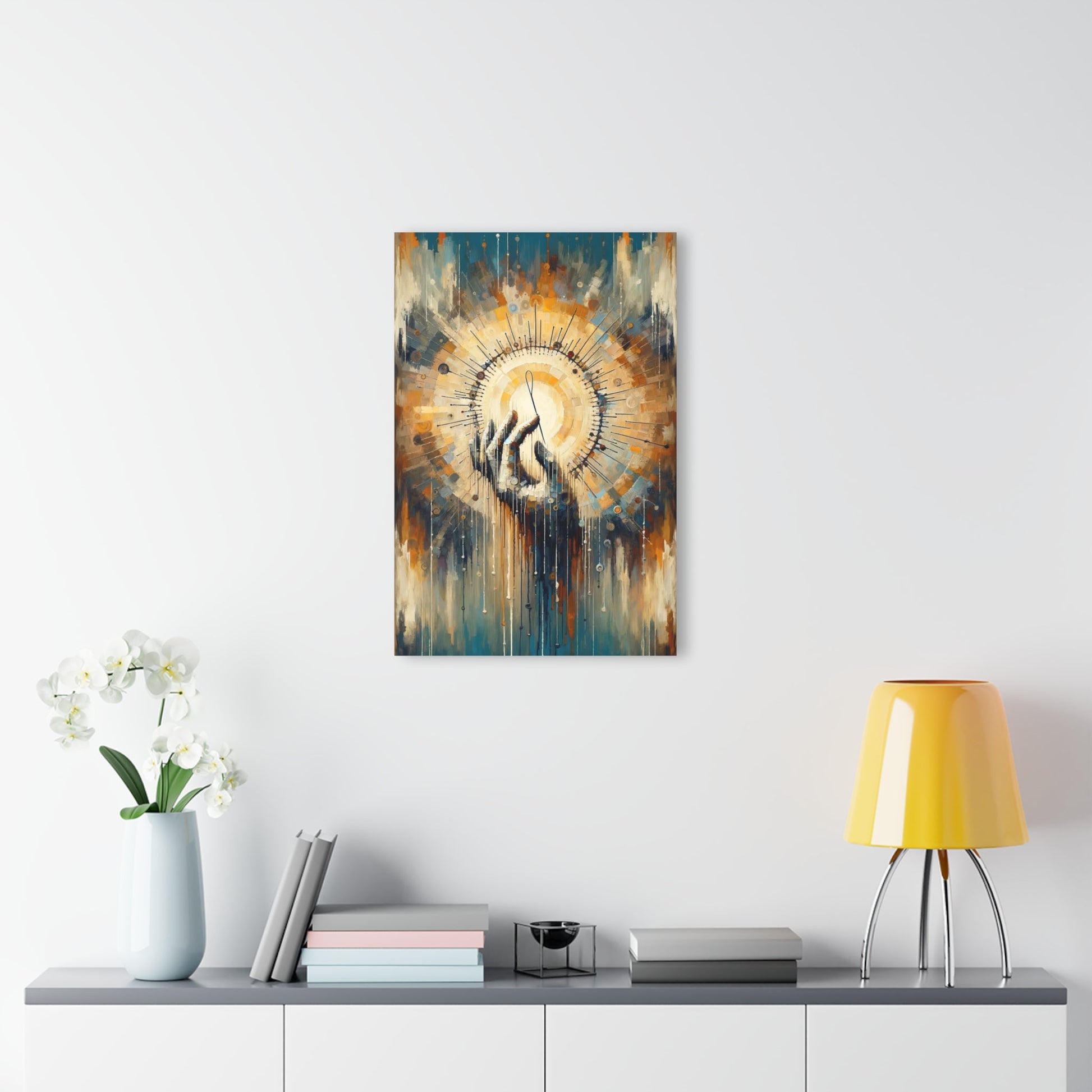 Sovereign Reflective Tachism Acrylic Prints (French Cleat Hanging) - ATUH.ART