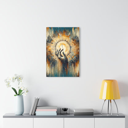 Sovereign Reflective Tachism Acrylic Prints (French Cleat Hanging) - ATUH.ART
