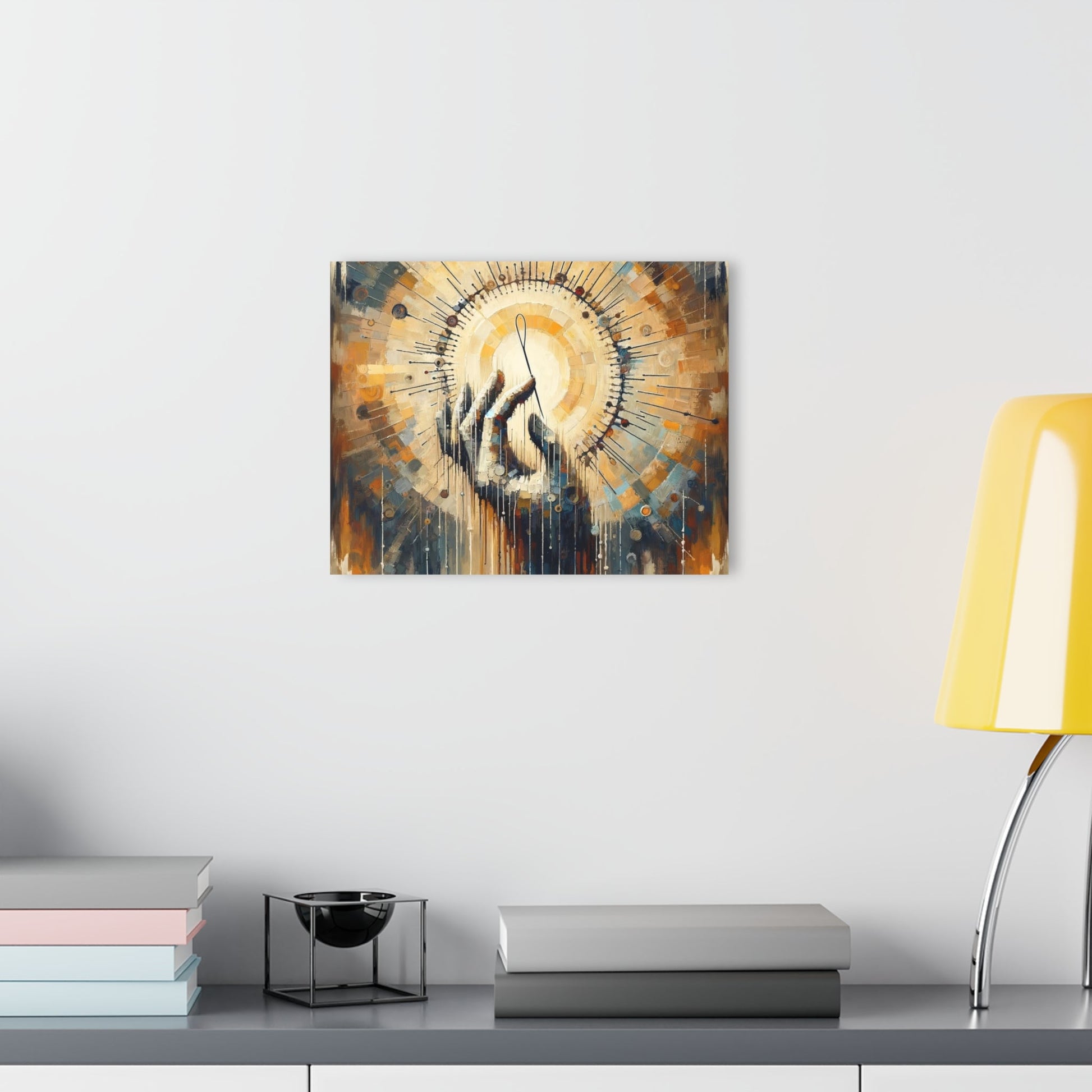 Sovereign Reflective Tachism Acrylic Prints (French Cleat Hanging) - ATUH.ART