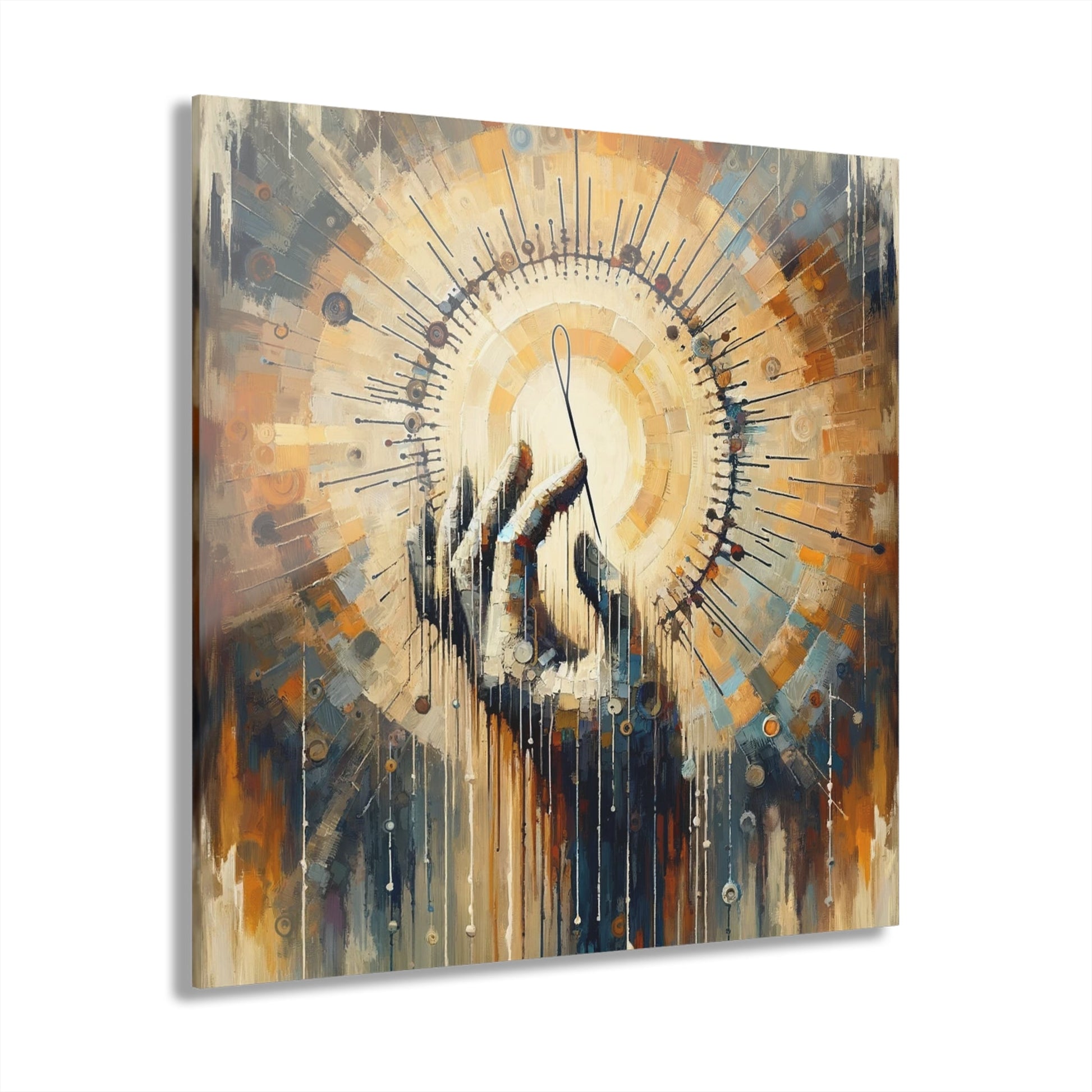 Sovereign Reflective Tachism Acrylic Prints (French Cleat Hanging) - ATUH.ART