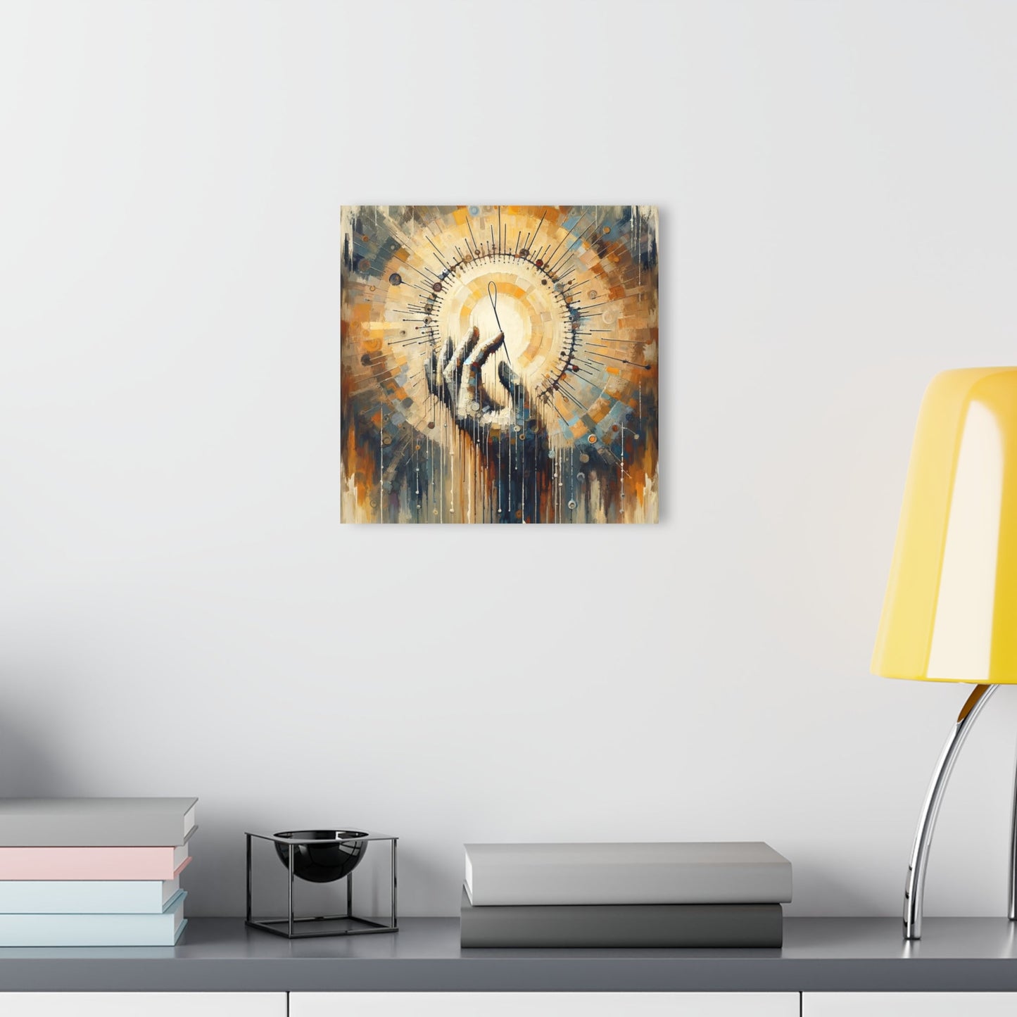 Sovereign Reflective Tachism Acrylic Prints (French Cleat Hanging) - ATUH.ART