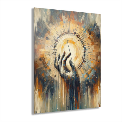 Sovereign Reflective Tachism Acrylic Prints (French Cleat Hanging) - ATUH.ART