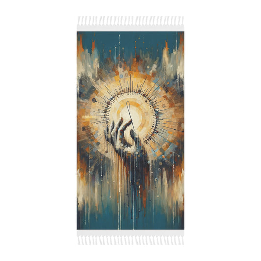 Sovereign Reflective Tachism Boho Beach Cloth - ATUH.ART