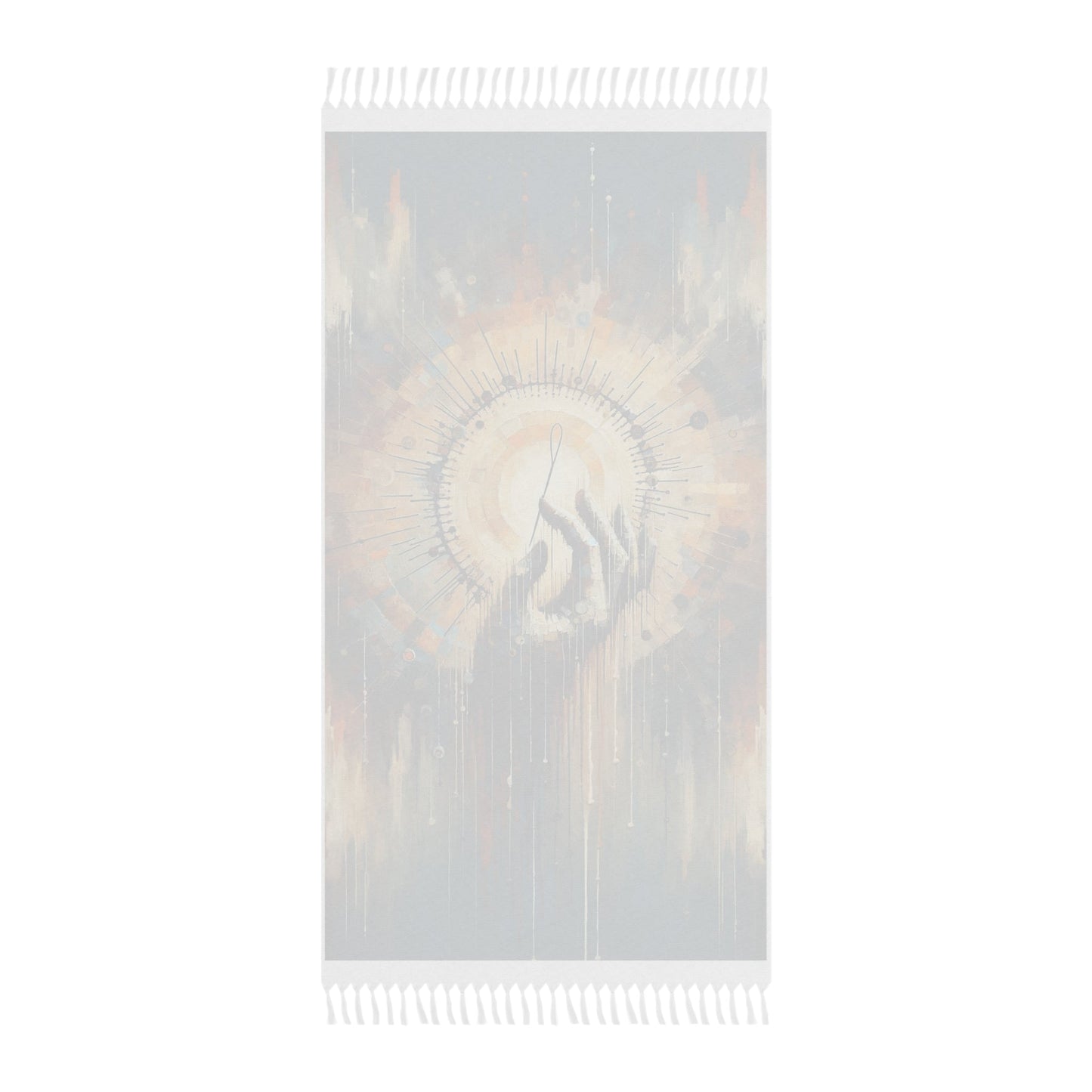 Sovereign Reflective Tachism Boho Beach Cloth - ATUH.ART