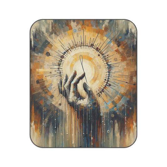 Sovereign Reflective Tachism Picnic Blanket - ATUH.ART