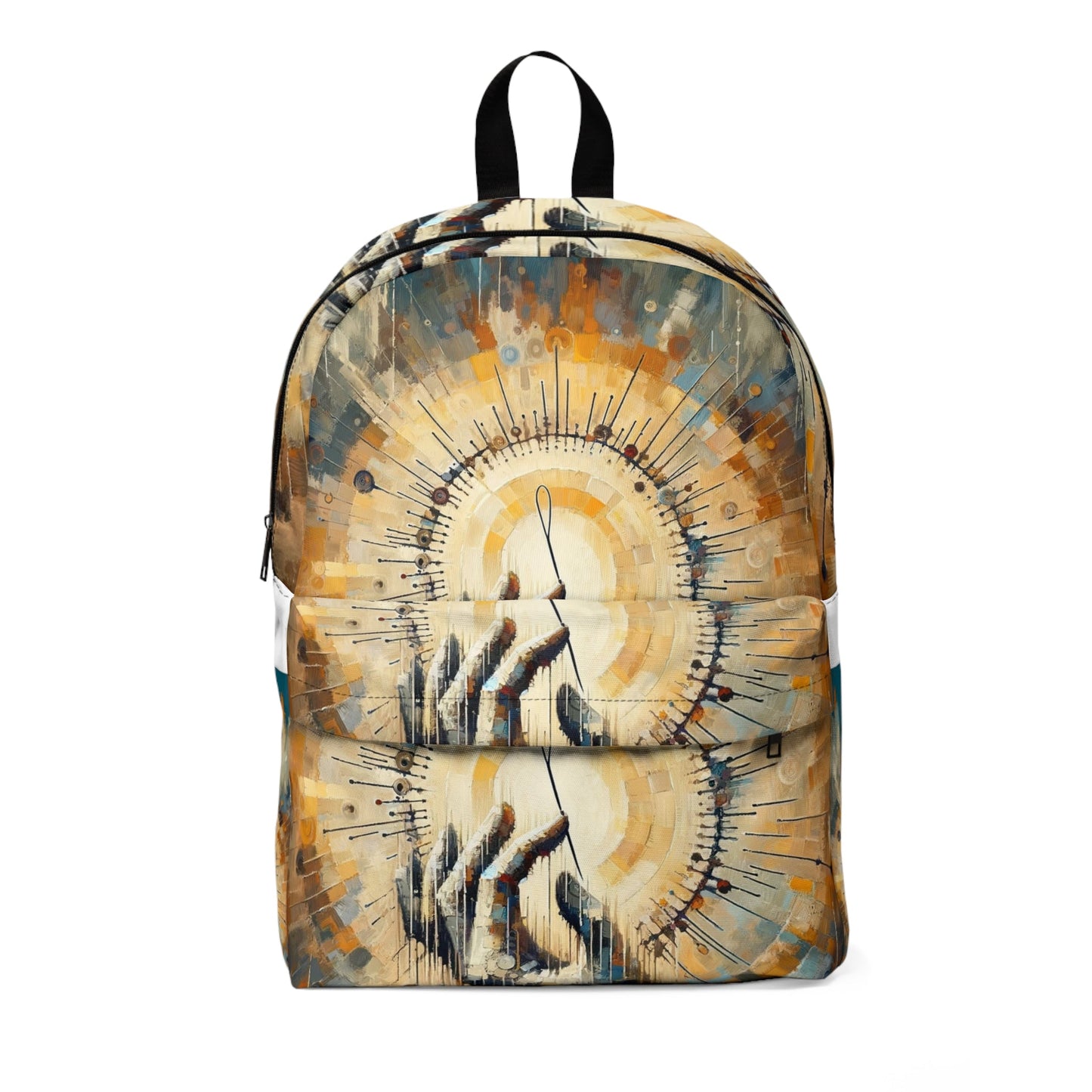 Sovereign Reflective Tachism Unisex Classic Backpack - ATUH.ART