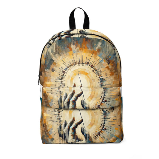 Sovereign Reflective Tachism Unisex Classic Backpack - ATUH.ART