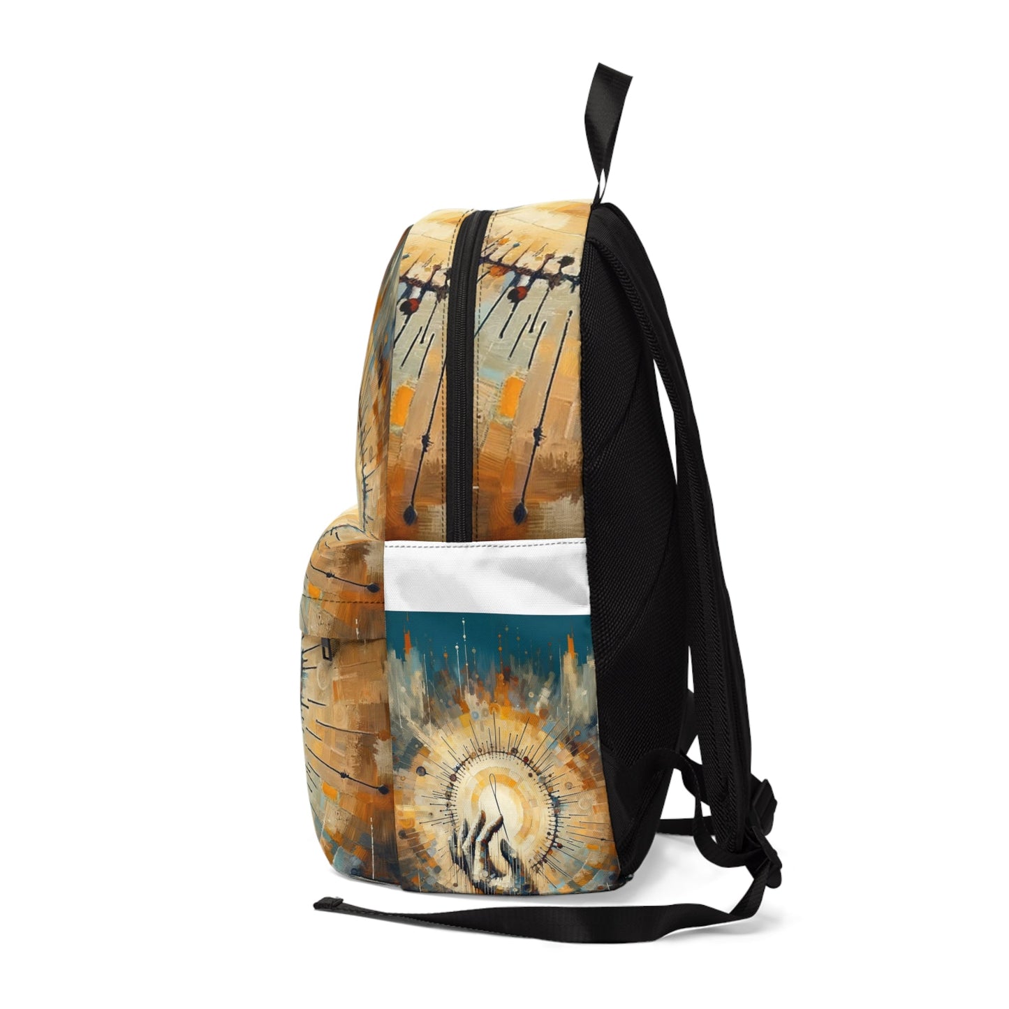 Sovereign Reflective Tachism Unisex Classic Backpack - ATUH.ART