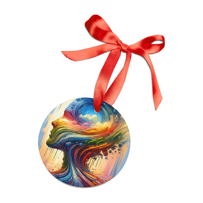 Sovereign Self Journey Acrylic Ornament with Ribbon - ATUH.ART