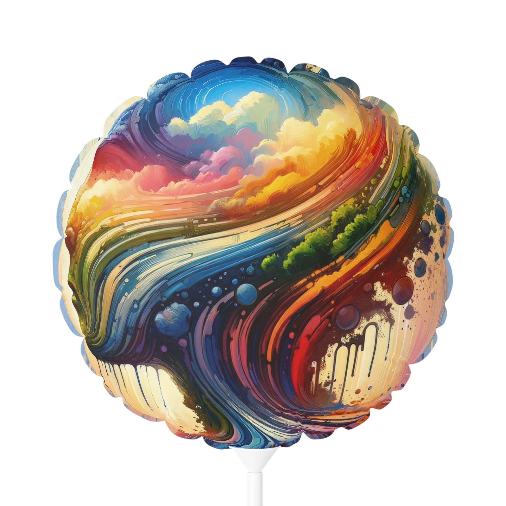 Sovereign Self Journey Balloon (Round and Heart-shaped), 11" - ATUH.ART