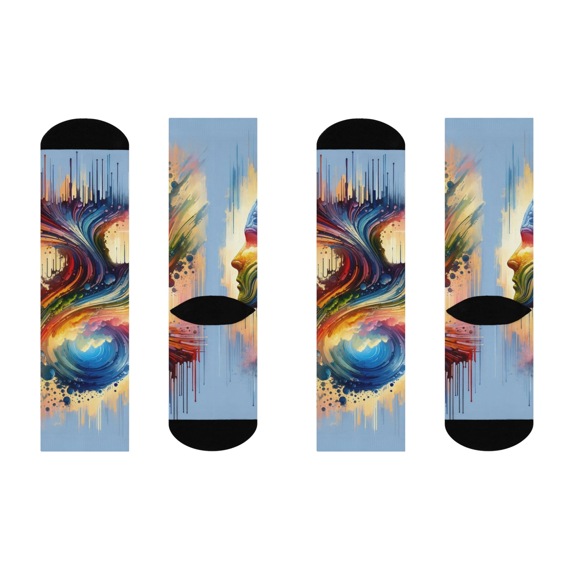 Sovereign Self Journey Cushioned Crew Socks - ATUH.ART