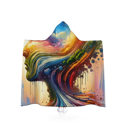 Sovereign Self Journey Hooded Blanket - ATUH.ART