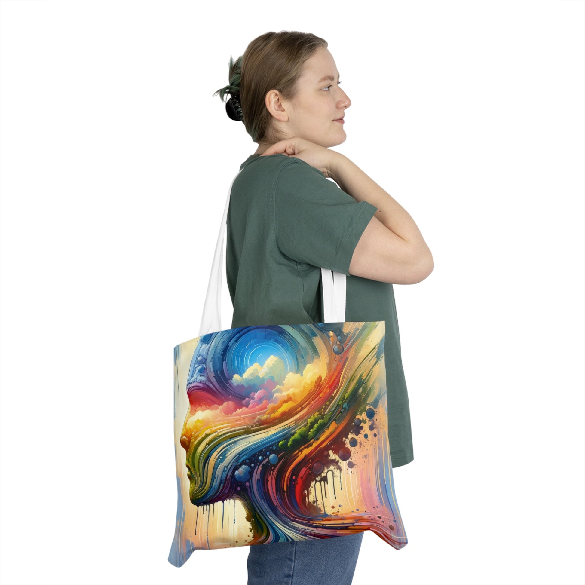 Sovereign Self Journey Shoulder Tote Bag (AOP) - ATUH.ART