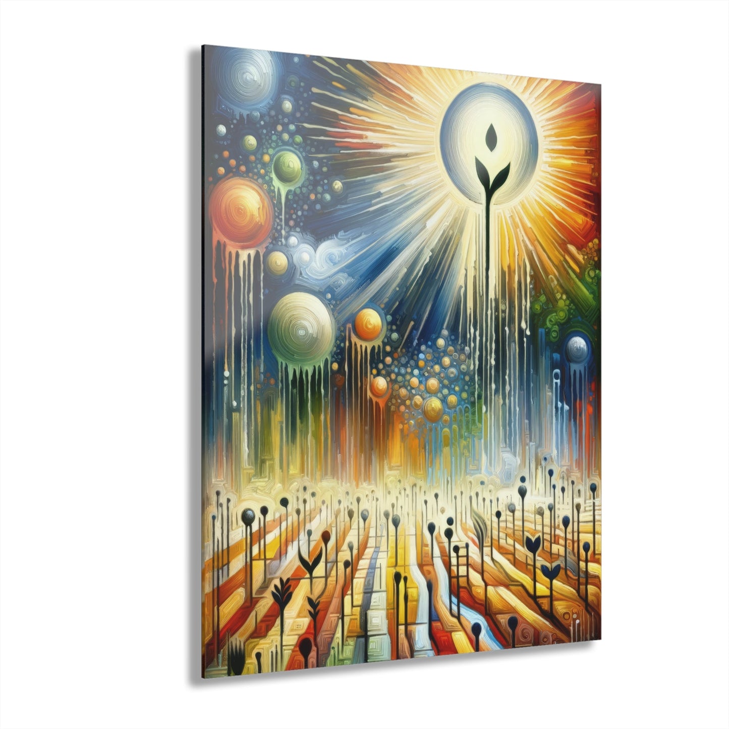 Sowing Seeds Change Acrylic Prints (French Cleat Hanging) - ATUH.ART