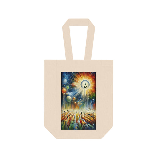 Sowing Seeds Change Double Wine Tote Bag - ATUH.ART
