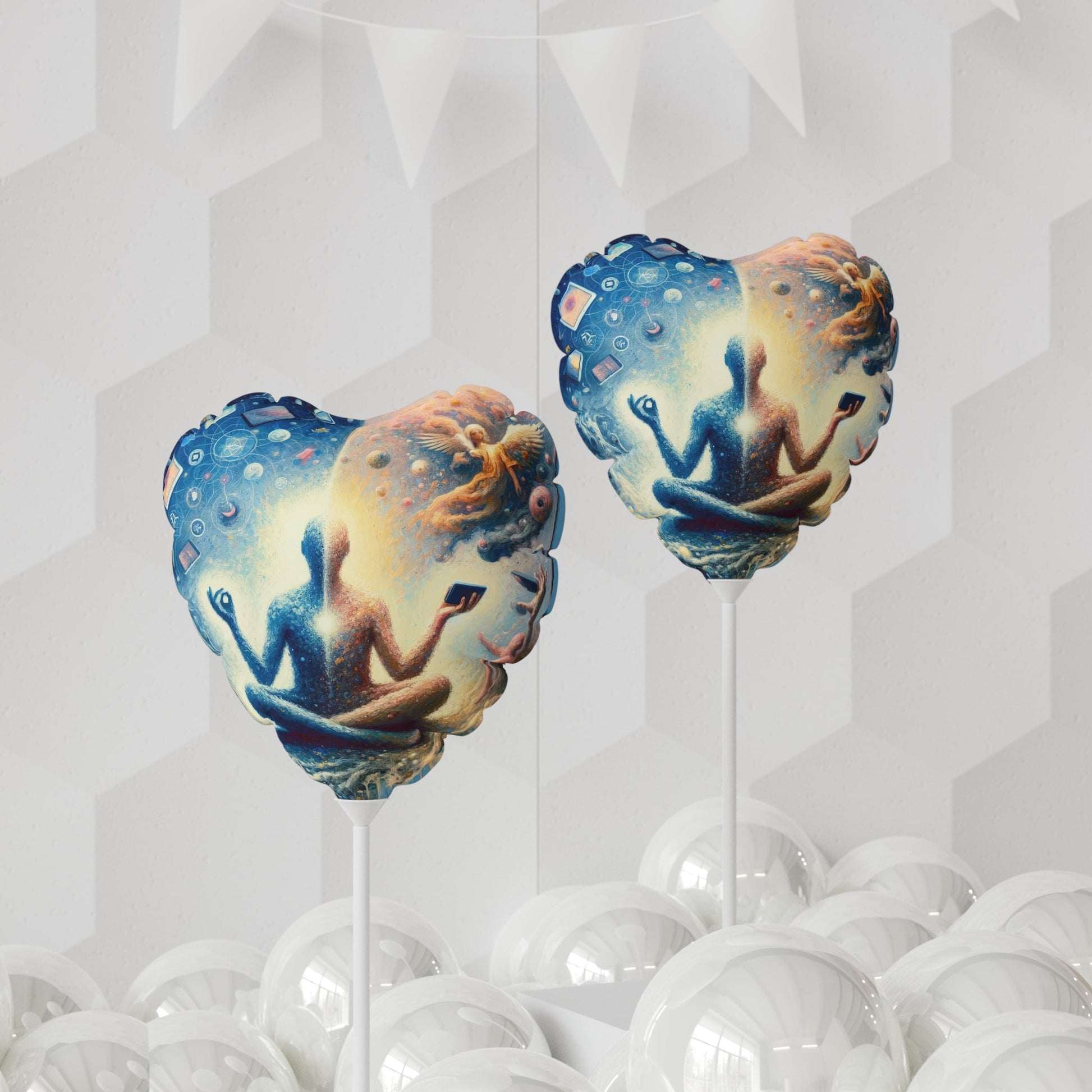 Spiritual Choice Transcendence Balloon (Round and Heart-shaped), 11" - ATUH.ART