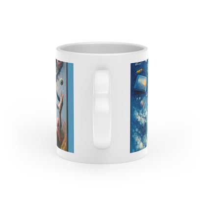 Spiritual Choice Transcendence Heart-Shaped Mug - ATUH.ART