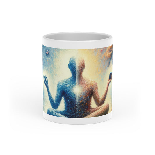 Spiritual Choice Transcendence Heart-Shaped Mug - ATUH.ART