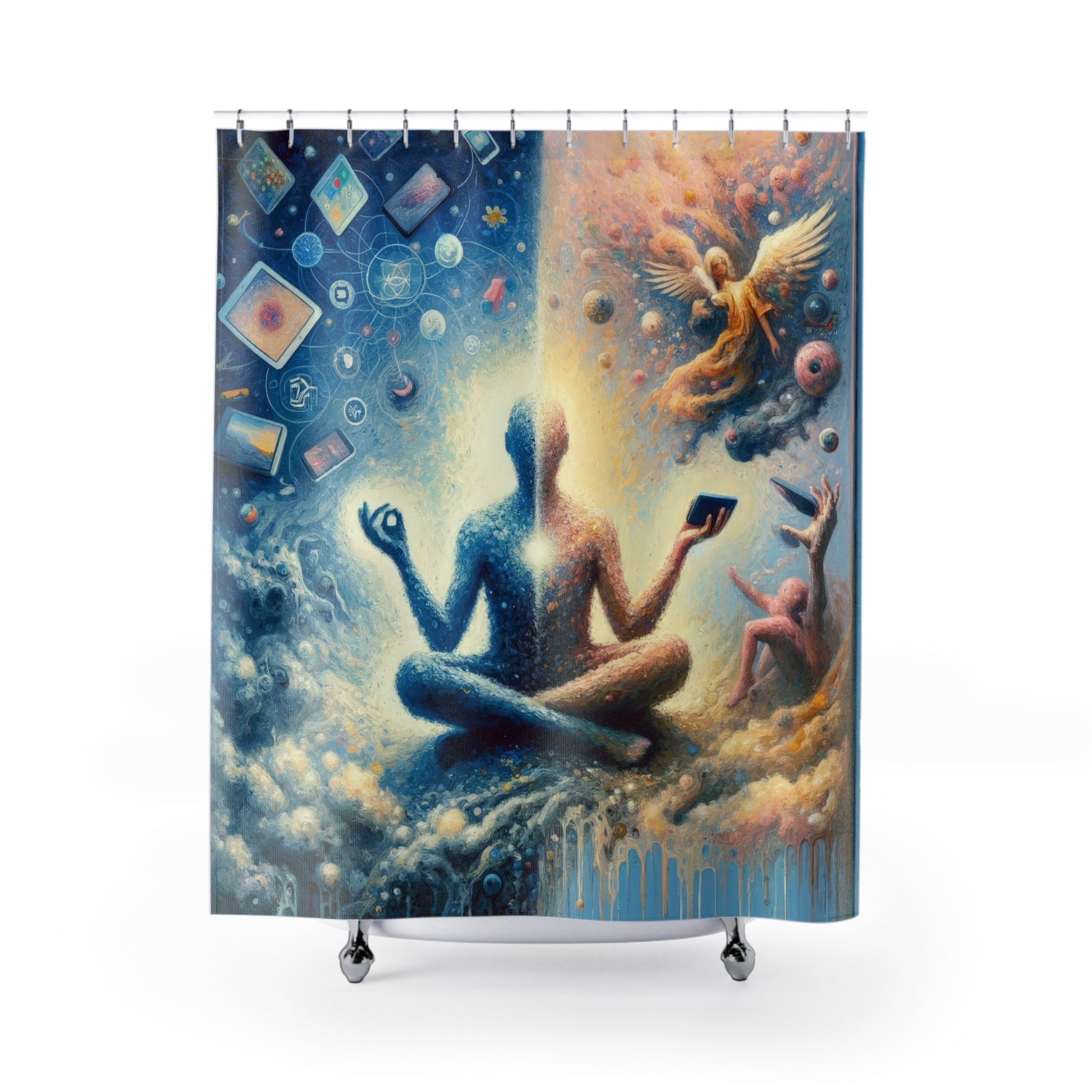 Spiritual Choice Transcendence Shower Curtains - ATUH.ART