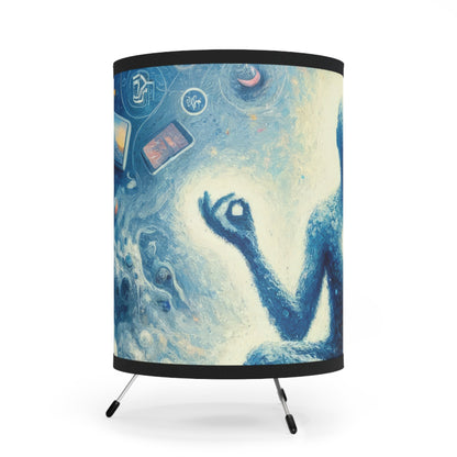 Spiritual Choice Transcendence Tripod Lamp with High-Res Printed Shade, US\CA plug - ATUH.ART
