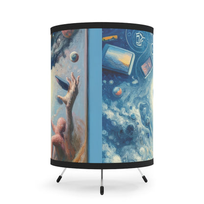 Spiritual Choice Transcendence Tripod Lamp with High-Res Printed Shade, US\CA plug - ATUH.ART