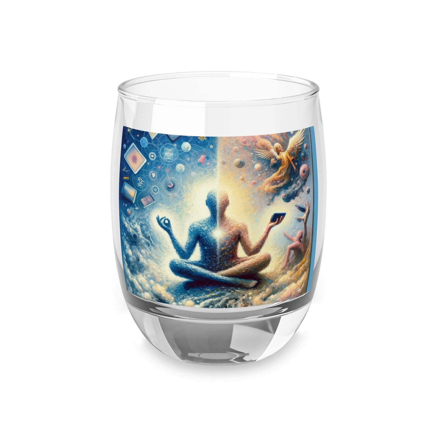 Spiritual Choice Transcendence Whiskey Glass - ATUH.ART