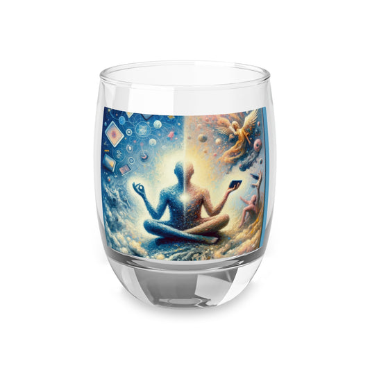 Spiritual Choice Transcendence Whiskey Glass - ATUH.ART