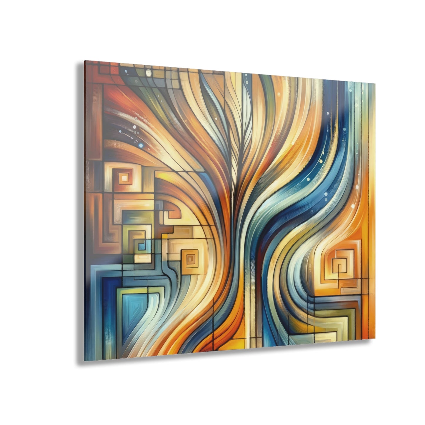 Spiritual Tachism Connection Acrylic Prints (French Cleat Hanging) - ATUH.ART