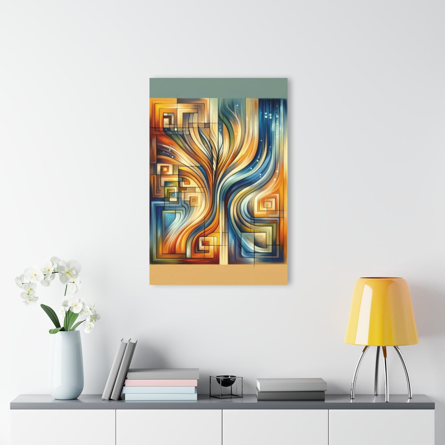 Spiritual Tachism Connection Acrylic Prints (French Cleat Hanging) - ATUH.ART