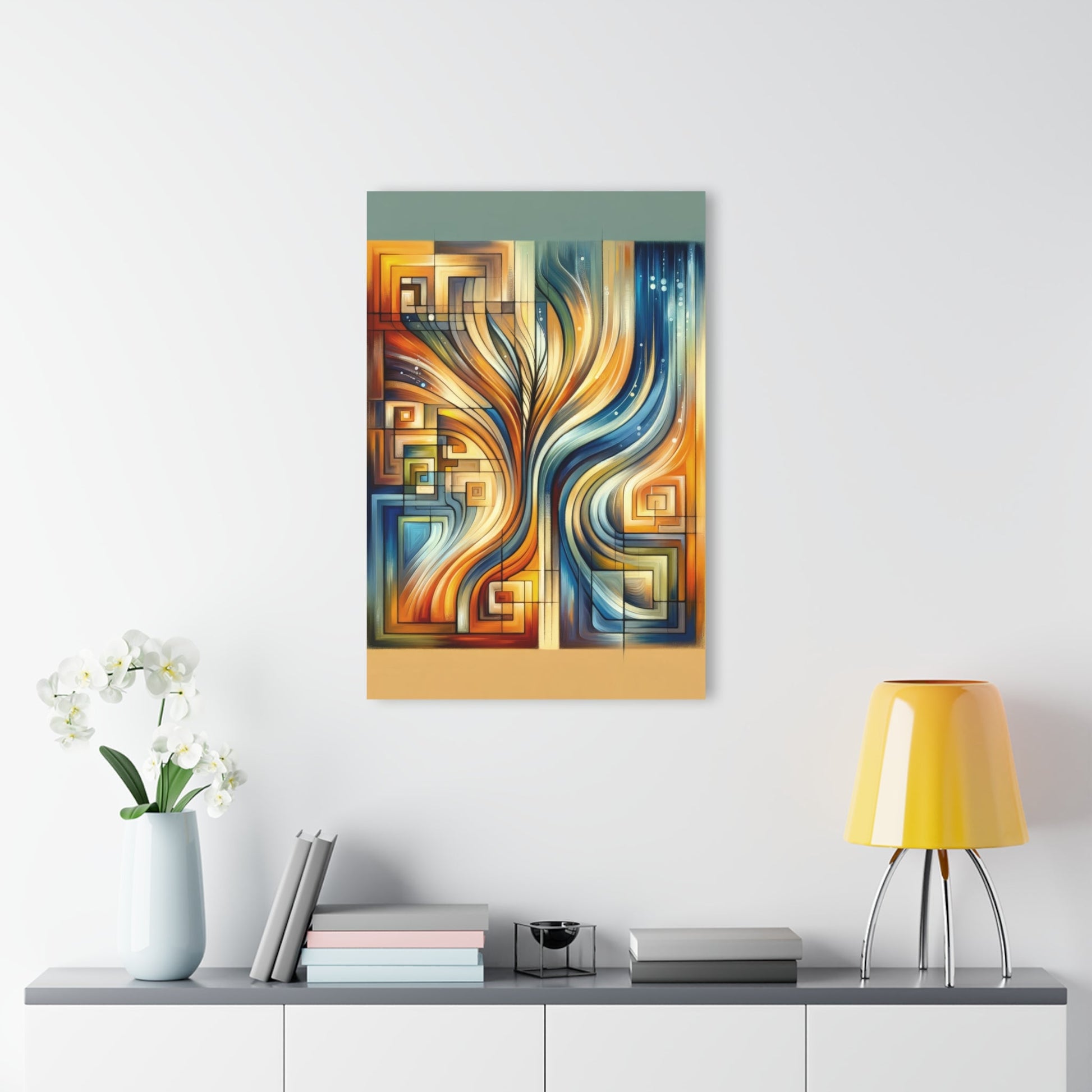 Spiritual Tachism Connection Acrylic Prints (French Cleat Hanging) - ATUH.ART