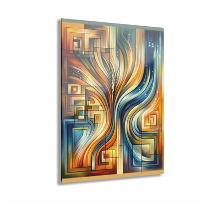 Spiritual Tachism Connection Acrylic Prints (French Cleat Hanging) - ATUH.ART
