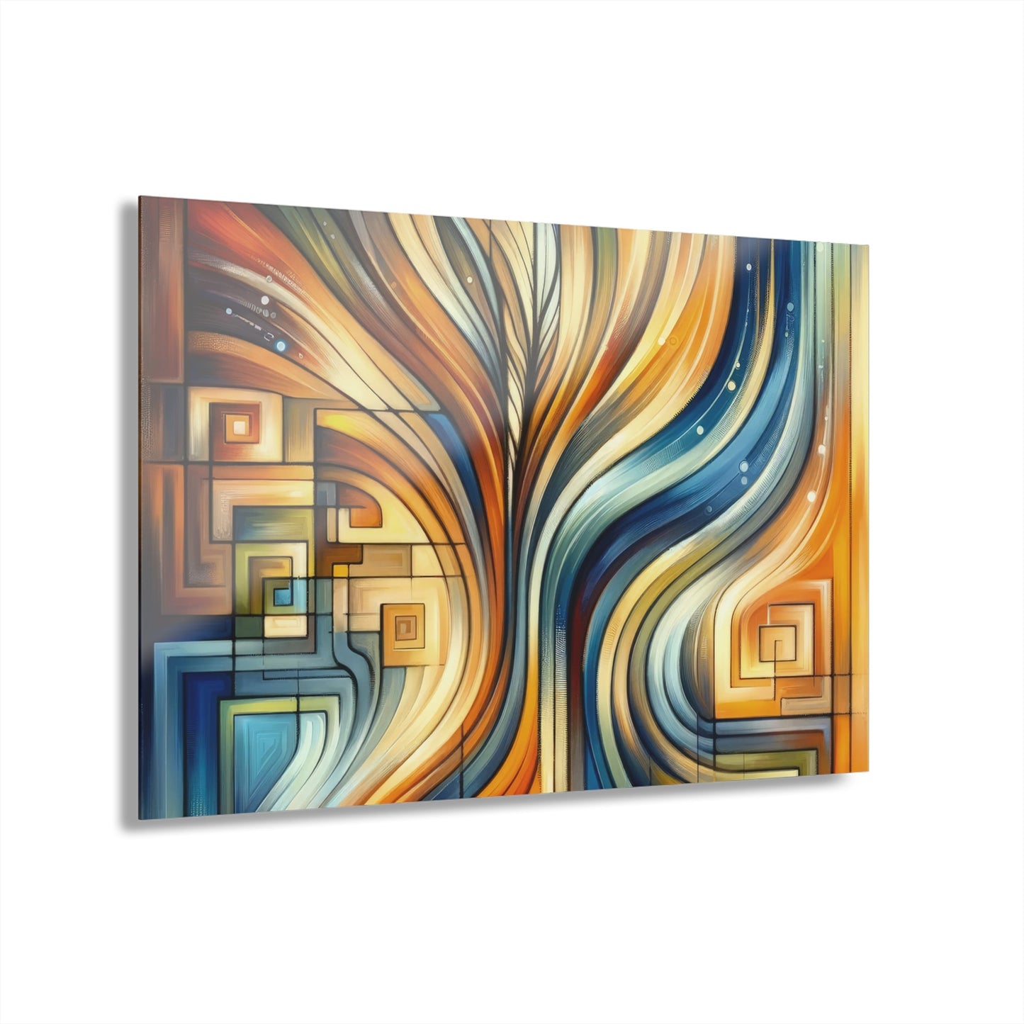 Spiritual Tachism Connection Acrylic Prints (French Cleat Hanging) - ATUH.ART