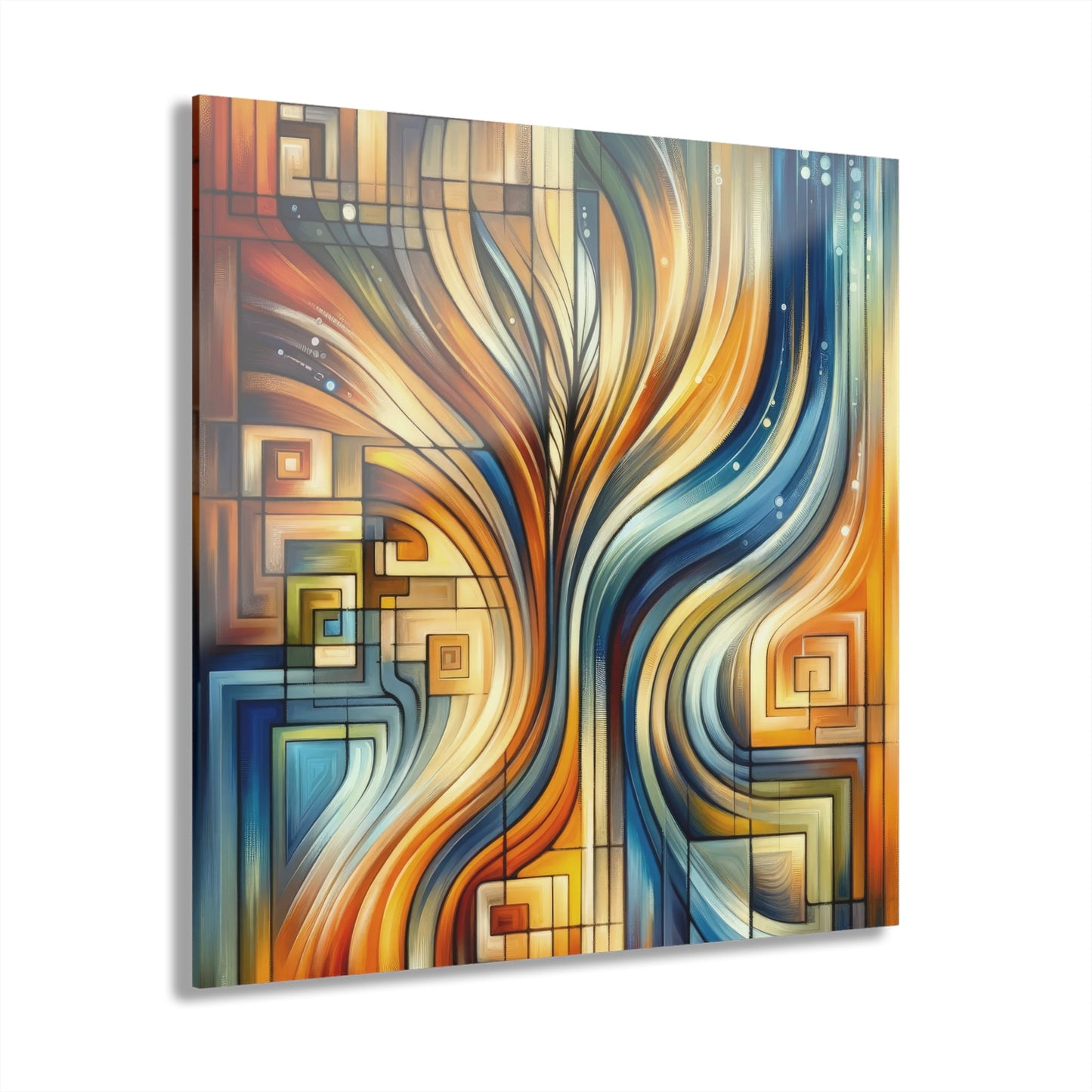 Spiritual Tachism Connection Acrylic Prints (French Cleat Hanging) - ATUH.ART