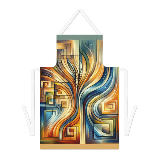 Spiritual Tachism Connection Adult Apron (AOP) - ATUH.ART