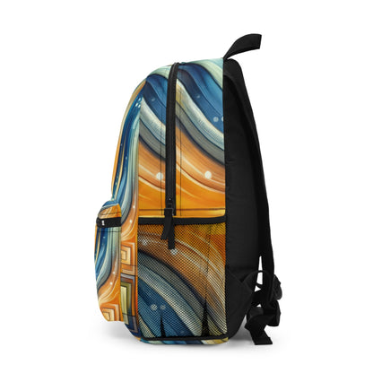 Spiritual Tachism Connection Backpack - ATUH.ART