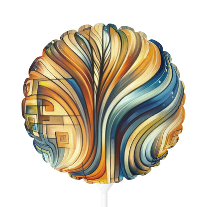 Spiritual Tachism Connection Balloon (Round and Heart-shaped), 11" - ATUH.ART